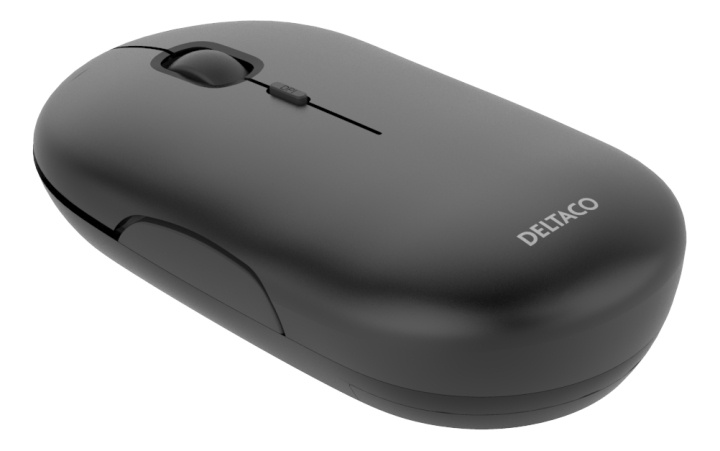 DELTACO Wireless office silent mouse, flat shape design, USB receiver in the group COMPUTERS & PERIPHERALS / Mice & Keyboards / Mice / Wireless at TP E-commerce Nordic AB (C17976)