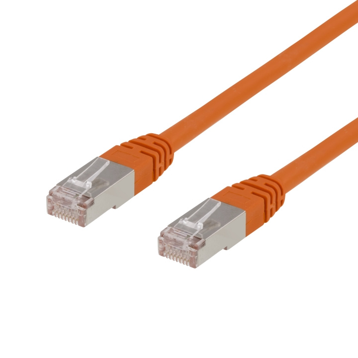 DELTACO F/UTP Cat6 patch cable, 1.5m, 250MHz, Delta, LSZH, orange in the group COMPUTERS & PERIPHERALS / Computer cables / Network cables / Cat6 at TP E-commerce Nordic AB (C18108)