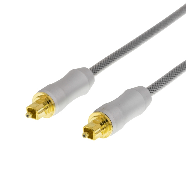 DELTACO PRIME optisk kabel för digitalt ljud, TOSLINK-TOSLINK, 5m, sv in the group HOME ELECTRONICS / Cables & Adapters / Audio Digital at TP E-commerce Nordic AB (C18134)