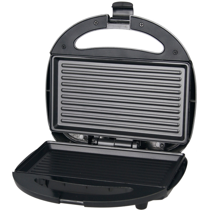 Emerio Smörgåsgrill Panini Wide ST-12 in the group HOME, HOUSEHOLD & GARDEN / Household appliances / Toasters & Bread grills / Table grills & Raclette at TP E-commerce Nordic AB (C18356)
