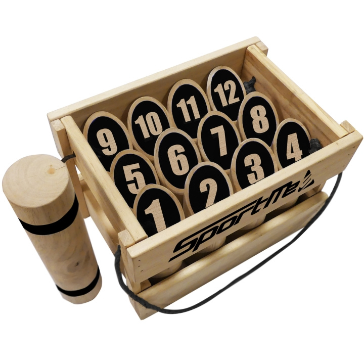 SportMe Nummerkubb i Låda in the group TOYS, KIDS & BABY PRODUCTS / Games / Outdoor games at TP E-commerce Nordic AB (C18431)