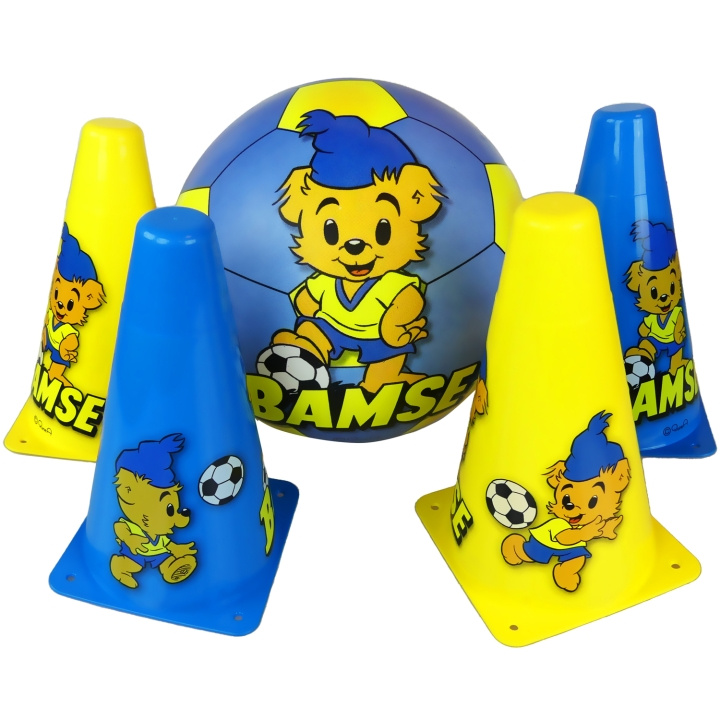 SportMe Bamse Fotbollskit med Koner in the group TOYS, KIDS & BABY PRODUCTS / Outdoor toys / Sport & Games at TP E-commerce Nordic AB (C18450)