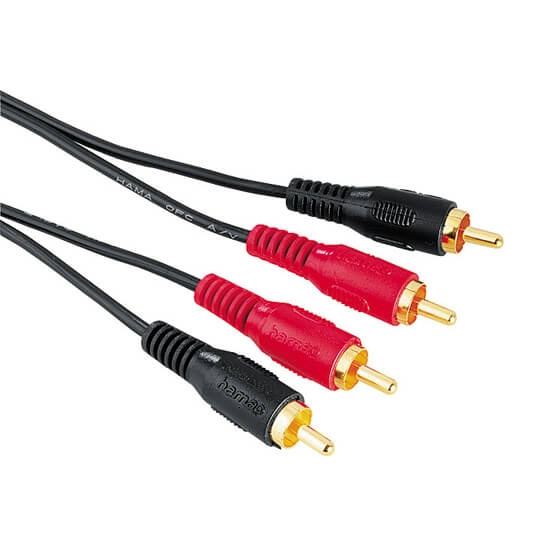 HAMA Audio Cable, 2 RCA plugs - 2 RCA plugs, 10 m in the group HOME ELECTRONICS / Cables & Adapters / RCA / Cables at TP E-commerce Nordic AB (C18475)