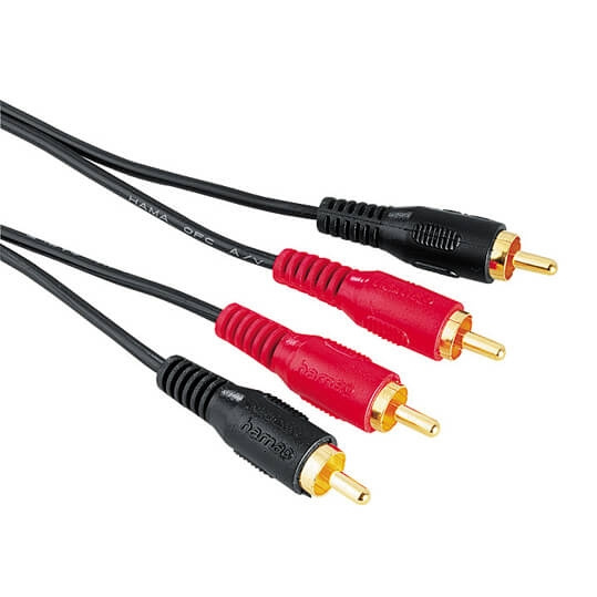 Hama Kabel 2xRCA-2xRCA Guld Svart 10m in the group HOME ELECTRONICS / Cables & Adapters / RCA / Cables at TP E-commerce Nordic AB (C18475)