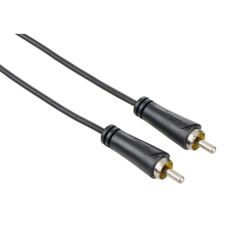 HAMA Audio Cable, RCA plug - RCA p lug, digital, 1.5 m in the group HOME ELECTRONICS / Cables & Adapters / RCA / Cables at TP E-commerce Nordic AB (C18502)