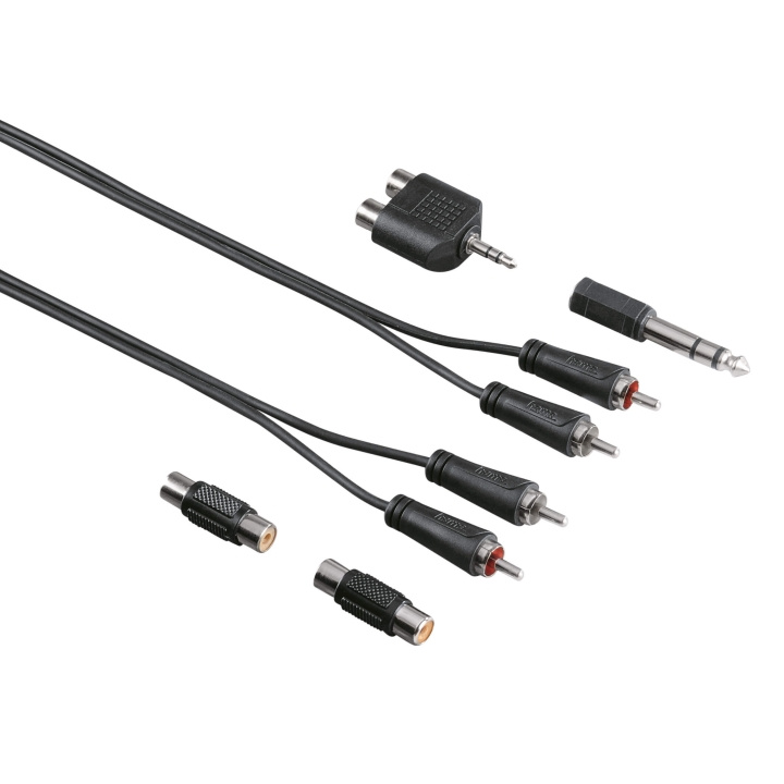 Hama Kabel Audio Anslutningsset RCA 2.5m in the group HOME ELECTRONICS / Cables & Adapters / RCA / Cables at TP E-commerce Nordic AB (C18529)