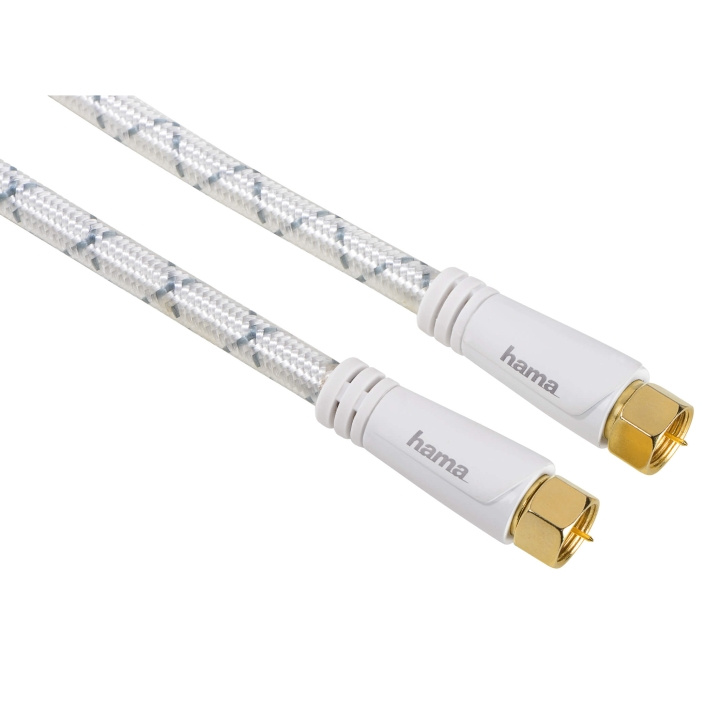 Hama Kabel Antenn SAT 120dB F-Plug-F-Plug Vit 3m in the group HOME ELECTRONICS / Cables & Adapters / Antenna cables & Accessories / Antenna cables at TP E-commerce Nordic AB (C18539)