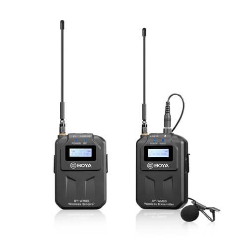 BOYA Mikrofon Lavalier Wireless UHF BY-WM6S 3.5mm & XLR in the group COMPUTERS & PERIPHERALS / Computer accessories / Microphones at TP E-commerce Nordic AB (C18543)