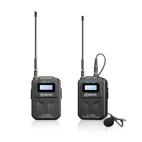 BOYA Mikrofon Lavalier Trådlös UHF BY-WM6S 3.5mm & XLR in the group COMPUTERS & PERIPHERALS / Computer accessories / Microphones at TP E-commerce Nordic AB (C18543)