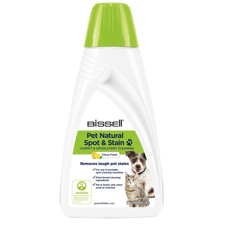 Bissell Cleaning Solution Pet Natural Spot&Stain Portable, Carpet 1L in the group HOME, HOUSEHOLD & GARDEN / Cleaning products / Cleaning products at TP E-commerce Nordic AB (C18552)