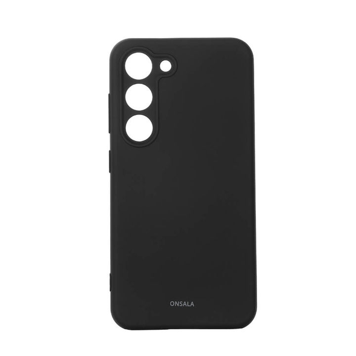 Onsala Phone Case Silicone Black - Samsung S23 5G in the group SMARTPHONE & TABLETS / Phone cases / Samsung at TP E-commerce Nordic AB (C18589)