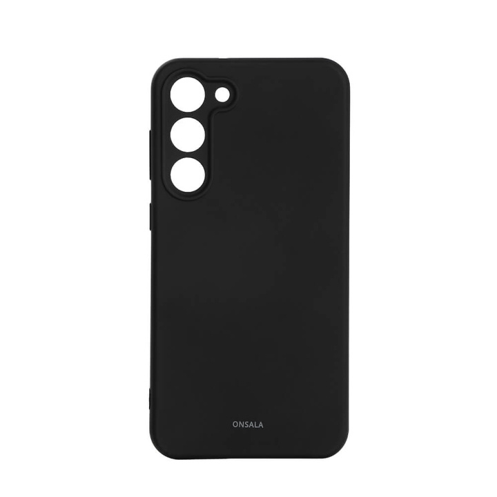 Onsala Phone Case Silicone Black - Samsung S23+ 5G in the group SMARTPHONE & TABLETS / Phone cases / Samsung at TP E-commerce Nordic AB (C18590)