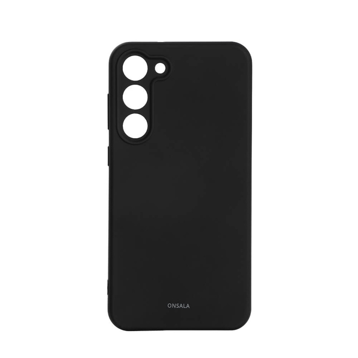 Onsala Backcover Silicone Samsung S23+ 5G Black in the group SMARTPHONE & TABLETS / Phone cases / Samsung at TP E-commerce Nordic AB (C18590)
