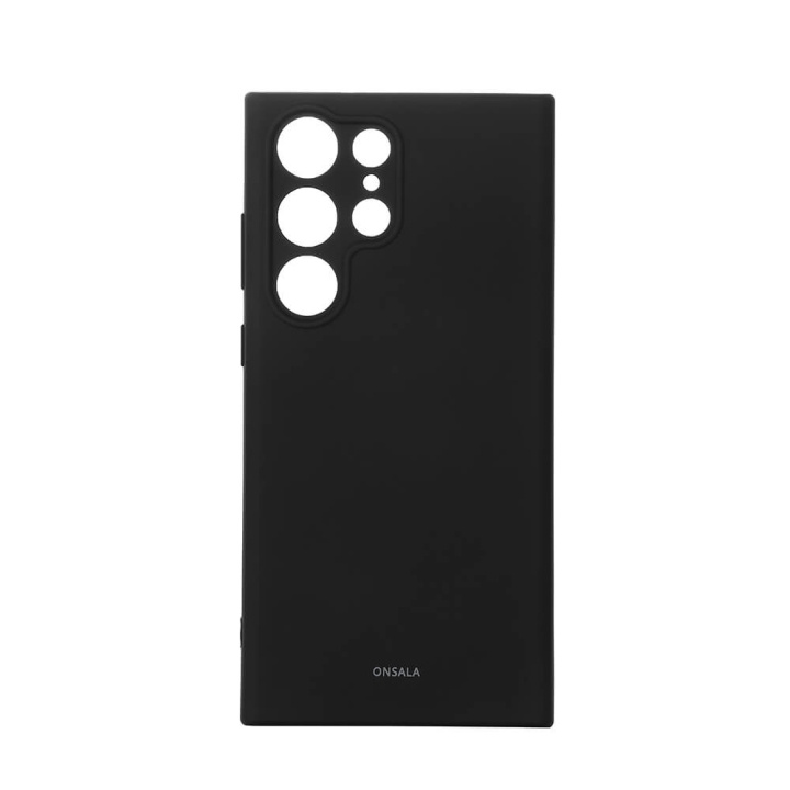 Onsala Backcover Silicone Samsung S23 5G Ultra Black in the group SMARTPHONE & TABLETS / Phone cases / Samsung at TP E-commerce Nordic AB (C18591)