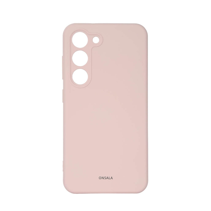 Onsala Phone Case Silicone Chalk Pink - Samsung S23 5G in the group SMARTPHONE & TABLETS / Phone cases / Samsung at TP E-commerce Nordic AB (C18592)