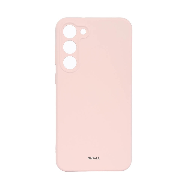 Onsala Phone Case Silicone Chalk Pink - Samsung S23+ 5G in the group SMARTPHONE & TABLETS / Phone cases / Samsung at TP E-commerce Nordic AB (C18593)