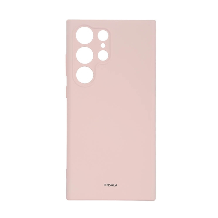 Onsala Phone Case Silicone Chalk Pink - Samsung S23 Ultra 5G in the group SMARTPHONE & TABLETS / Phone cases / Samsung at TP E-commerce Nordic AB (C18594)