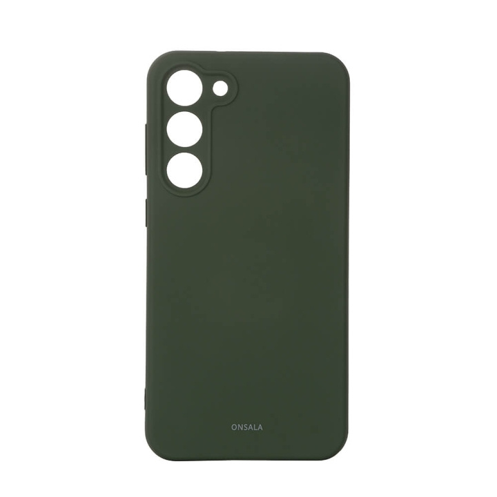 Onsala Phone Case Silicone Dark Green - Samsung S23+ 5G in the group SMARTPHONE & TABLETS / Phone cases / Samsung at TP E-commerce Nordic AB (C18596)