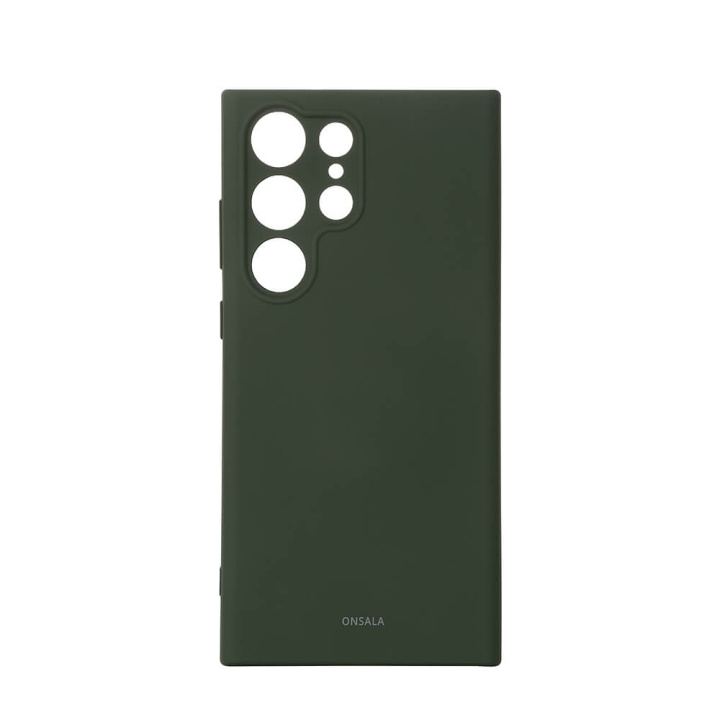 Onsala Phone Case Silicone Dark Green - Samsung S23 Ultra 5G in the group SMARTPHONE & TABLETS / Phone cases / Samsung at TP E-commerce Nordic AB (C18597)
