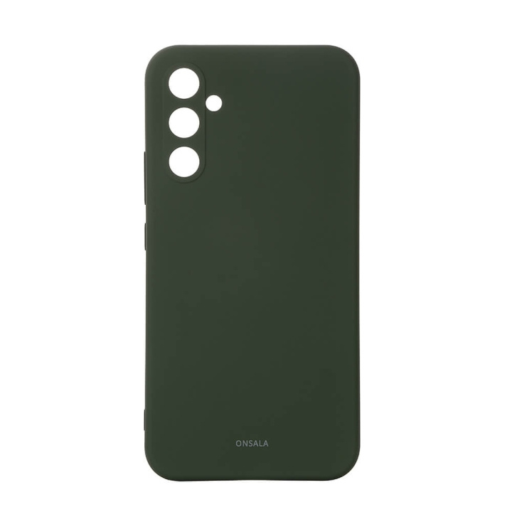Onsala Phone Case Silicone Dark Green - Samsung Galaxy A34 5G in the group SMARTPHONE & TABLETS / Phone cases / Samsung at TP E-commerce Nordic AB (C18604)