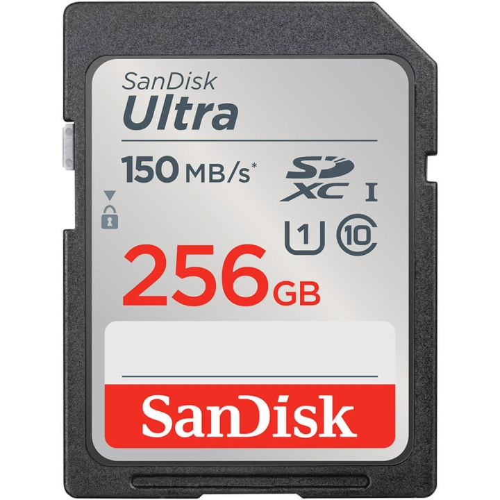 SanDisk Memory card SDXC Ultra 256GB 150MB/s in the group HOME ELECTRONICS / Storage media / Memory cards / SD/SDHC/SDXC at TP E-commerce Nordic AB (C18620)