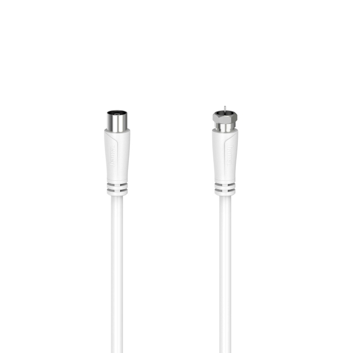 Hama Kabel Antenn SAT 90dB F-Plug-Coax Hona Vit 1.5m in the group HOME ELECTRONICS / Cables & Adapters / Antenna cables & Accessories / Antenna cables at TP E-commerce Nordic AB (C18637)