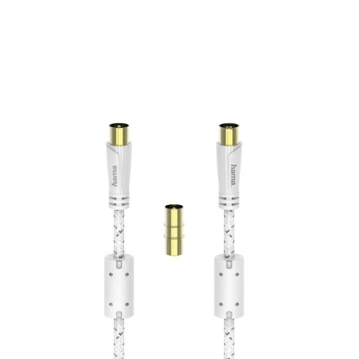 Hama Kabel Antenn 120dB Vit 15m in the group HOME ELECTRONICS / Cables & Adapters / Antenna cables & Accessories / Antenna cables at TP E-commerce Nordic AB (C18641)