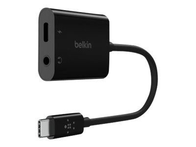 Belkin 3.5 mm Audio + Usb-C laddningsadapter in the group SMARTPHONE & TABLETS / Chargers & Cables / Adapters at TP E-commerce Nordic AB (C18827)