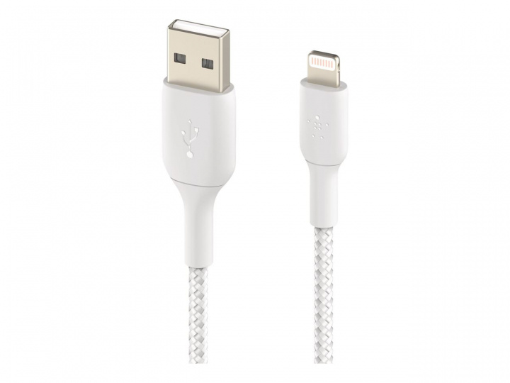 Belkin Boost Charge Lightning Kabel Flätad 2m in the group SMARTPHONE & TABLETS / Chargers & Cables / Cables / Cables Lightning at TP E-commerce Nordic AB (C18832)