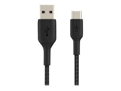 Belkin Boost Charge USB-C Kabel Flätad 1m in the group SMARTPHONE & TABLETS / Chargers & Cables / Cables / Cables Type C at TP E-commerce Nordic AB (C18843)