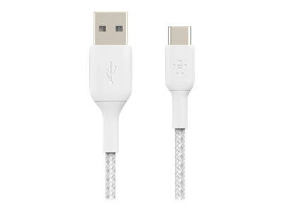 Belkin Boost Charge USB-C Kabel Flätad 1m in the group SMARTPHONE & TABLETS / Chargers & Cables / Cables / Cables Type C at TP E-commerce Nordic AB (C18844)