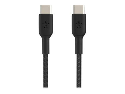 Belkin Boost Charge USB-C till USB-C Kabel Flätad 1m in the group SMARTPHONE & TABLETS / Chargers & Cables / Cables / Cables Type C at TP E-commerce Nordic AB (C18854)