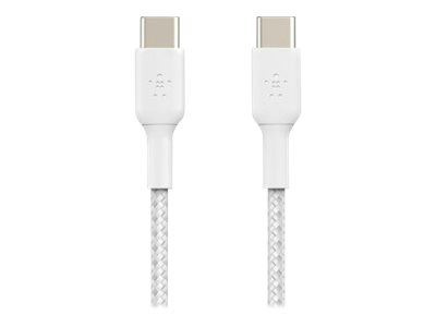 Belkin Boost Charge USB-C till USB-C Kabel Flätad 1m in the group SMARTPHONE & TABLETS / Chargers & Cables / Cables / Cables Type C at TP E-commerce Nordic AB (C18855)
