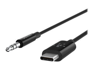 Belkin Usb-C till 3,5mm, 90cm in the group SMARTPHONE & TABLETS / Chargers & Cables / Adapters at TP E-commerce Nordic AB (C18880)