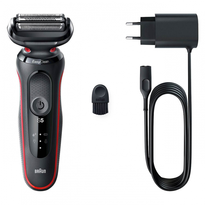 Braun Rakapparat Shaver 51-R1000s Red in the group BEAUTY & HEALTH / Hair & Styling / Shaving & Trimming / Shavers at TP E-commerce Nordic AB (C18903)