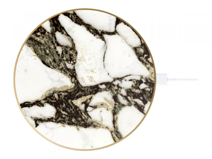 iDeal of Sweden Ideal Fashion Qi Charger Calacatta Golden Marble in the group SMARTPHONE & TABLETS / Chargers & Cables / Wireless Qi chargers at TP E-commerce Nordic AB (C19205)