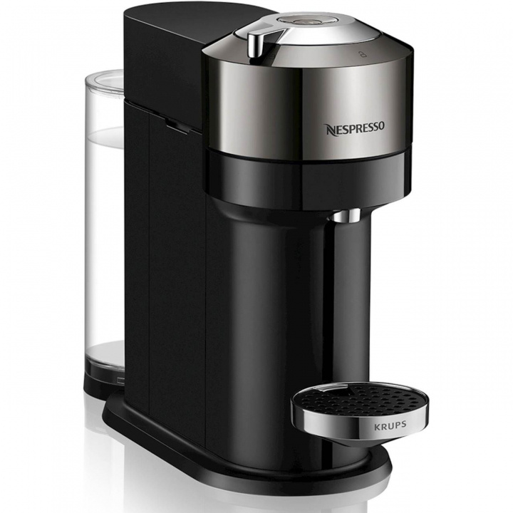 Krups Nespresso Vertuo Next Deluxe 1,1 l. Chrome in the group HOME, HOUSEHOLD & GARDEN / Household appliances / Coffee makers and accessories / Espresso Machines at TP E-commerce Nordic AB (C19338)
