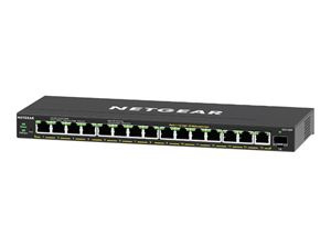 Netgear 16PT GE PLUS SWCH W/ POE+ in the group COMPUTERS & PERIPHERALS / Network / Switches / 10/100/1000Mbps at TP E-commerce Nordic AB (C19367)