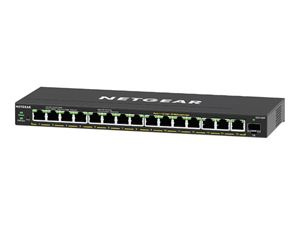 Netgear 16PT GE PLUS SWCH W/ POE+ in the group COMPUTERS & PERIPHERALS / Network / Switches at TP E-commerce Nordic AB (C19367)