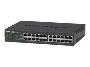 Netgear 24PT GE UNMANAGED SWITCH in the group COMPUTERS & PERIPHERALS / Network / Switches at TP E-commerce Nordic AB (C19372)