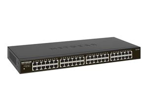 Netgear 48PT GIGE UNMANAGED RACKMOUNT SWCH in the group COMPUTERS & PERIPHERALS / Network / Switches / 10/100/1000Mbps at TP E-commerce Nordic AB (C19377)