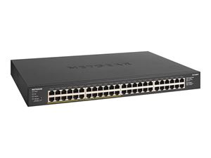 Netgear 48PT GIGE UNMANAGED SWCH W/POE+ in the group COMPUTERS & PERIPHERALS / Network / Switches at TP E-commerce Nordic AB (C19378)