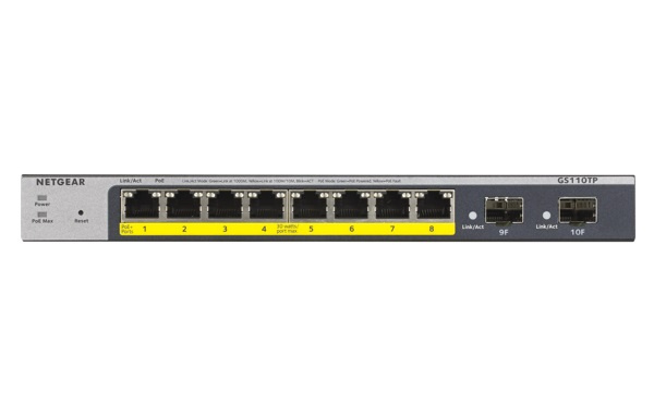 Netgear 8P GE POE SMART MANAGED PRO SWITCH in the group COMPUTERS & PERIPHERALS / Network / Switches / 10/100/1000Mbps at TP E-commerce Nordic AB (C19396)