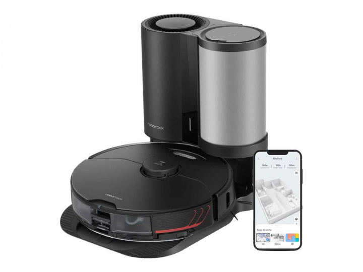 Roborock Robotdammsugare S7 MaxV+ Black in the group HOME, HOUSEHOLD & GARDEN / Cleaning products / Vacuum cleaners & Accessories / Robot vaccum cleaners at TP E-commerce Nordic AB (C19705)