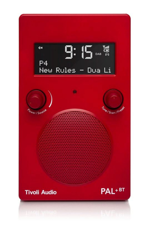 Tivoli Audio Pal + BT Red in the group HOME ELECTRONICS / Audio & Picture / Home cinema, Hifi & Portable / Radio & Alarm clocks / Radio at TP E-commerce Nordic AB (C19776)