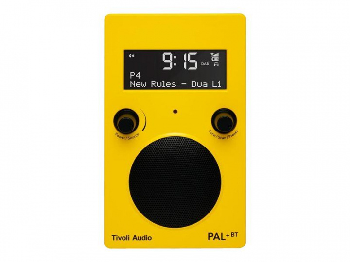 Tivoli Audio Pal + BT Yellow in the group HOME ELECTRONICS / Audio & Picture / Home cinema, Hifi & Portable / Radio & Alarm clocks / Radio at TP E-commerce Nordic AB (C19778)