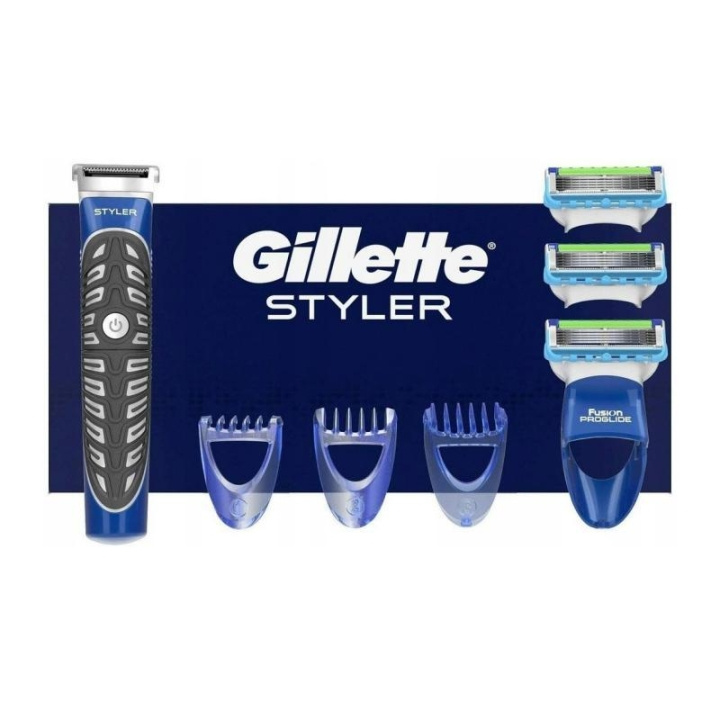 Gillette Fusion ProGlide Styler 3-in-1 Trimmer 8pc in the group BEAUTY & HEALTH / Hair & Styling / Shaving & Trimming / Beard trimmer & Accessories at TP E-commerce Nordic AB (C19951)