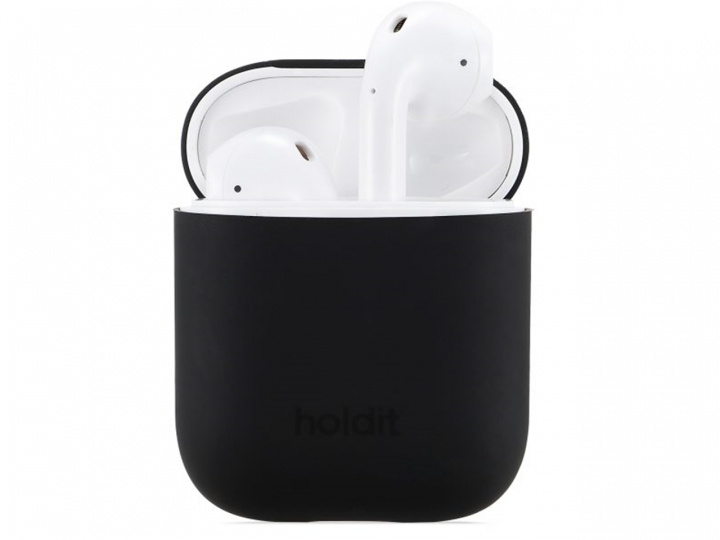 Holdit Silicone Case Airpods Nygård Blush Black in the group HOME ELECTRONICS / Audio & Picture / Headphones & Accessories / Accessories at TP E-commerce Nordic AB (C20094)