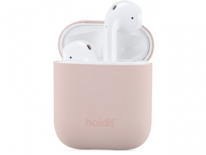 Holdit Silicone Case Airpods Nygård Blush Pink in the group HOME ELECTRONICS / Audio & Picture / Headphones & Accessories / Accessories at TP E-commerce Nordic AB (C20095)