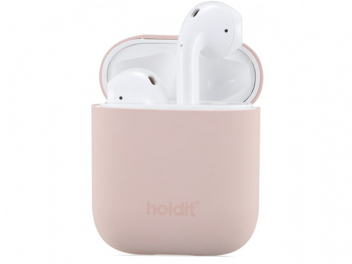 Holdit Silicone Case Airpods Nygård Blush Pink in the group HOME ELECTRONICS / Audio & Picture / Headphones & Accessories / Accessories at TP E-commerce Nordic AB (C20095)